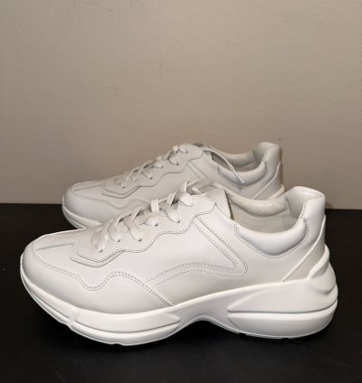 Gucci Oversized Rhyton Soft Calfskin Sneaker Size 10
