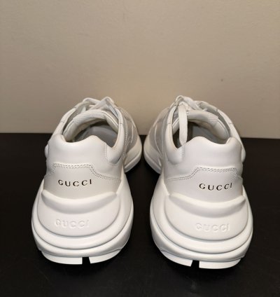 Gucci Oversized Rhyton Soft Calfskin Sneaker Size 10