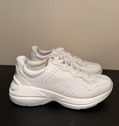 Gucci Oversized Rhyton Soft Calfskin Sneaker Size 10