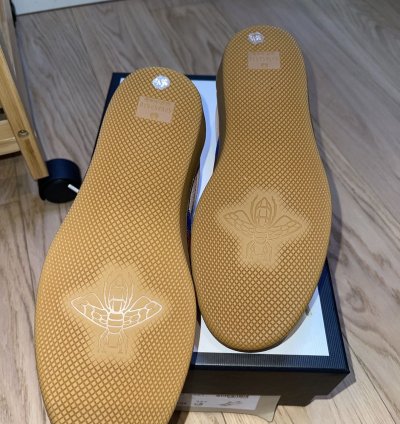 Gucci Pink Oatmeal Low Top Shoes