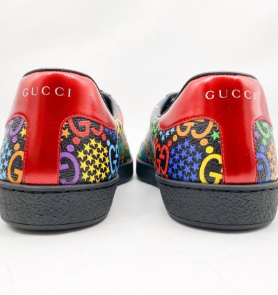 GUCCI PSYCHEDELIC ACE GG LOGO SUPREME SNEAKERS