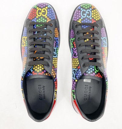 GUCCI PSYCHEDELIC ACE GG LOGO SUPREME SNEAKERS