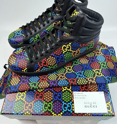 Gucci Psychedelic High-top Sneakers
