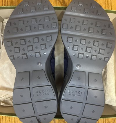 Gucci Rhyton Blue Maxi GG Supreme Sneaker