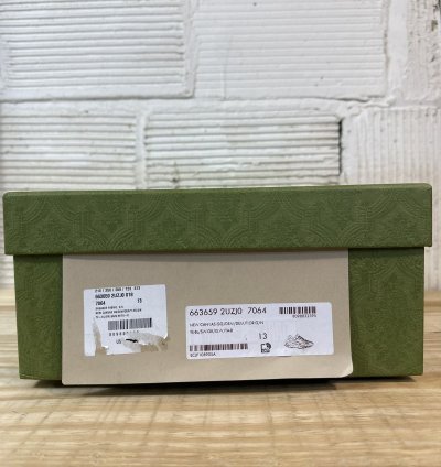 Gucci Rhyton Multicolor Mini GG Low Sneaker Sz 46