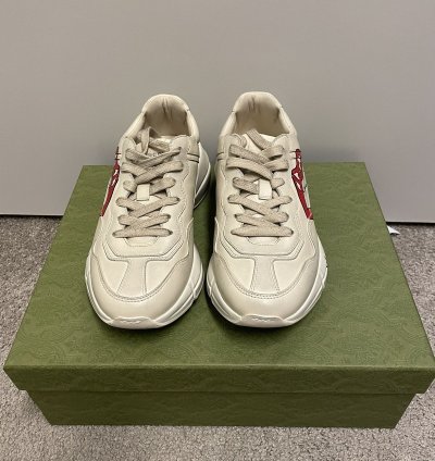 Gucci Rhyton Sneaker Calfskin Mouth Lip Print
