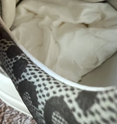 GUCCI RHYTON SNEAKER GG SUPREME LOGO BEIGE SIZE 12 UK 11