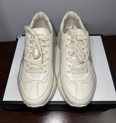 Gucci Rhyton Square Logo Sneaker Ivory