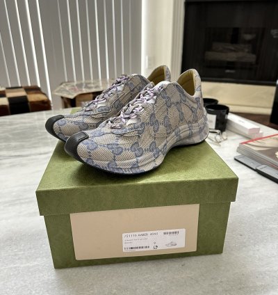 Gucci Run Sneaker all over print canvas monogram gg