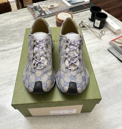 Gucci Run Sneaker all over print canvas monogram gg