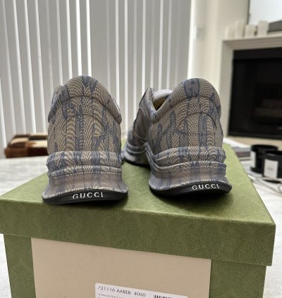 Gucci Run Sneaker all over print canvas monogram gg