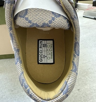 Gucci Run Sneaker all over print canvas monogram gg