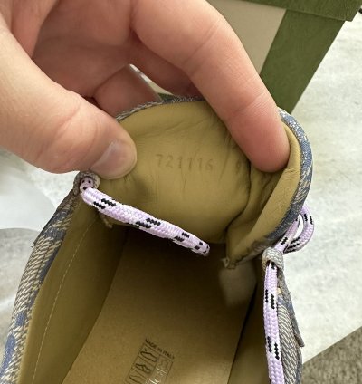 Gucci Run Sneaker all over print canvas monogram gg