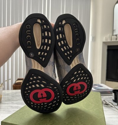 Gucci Run Sneaker all over print canvas monogram gg