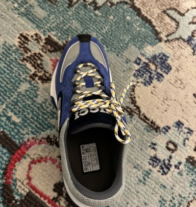 GUCCI RUN SNEAKERS UNISEX WOMENS 9 MENS7
