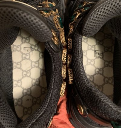 Gucci runway Flashtrek sneakers with removable crystals