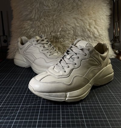 Gucci Rython Leather Sneakers