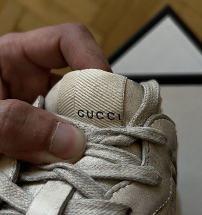 Gucci Rython Leather Sneakers