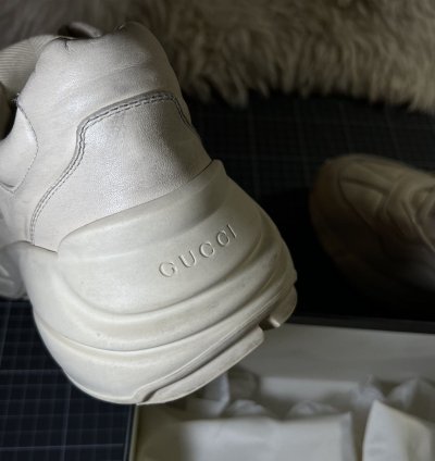 Gucci Rython Leather Sneakers