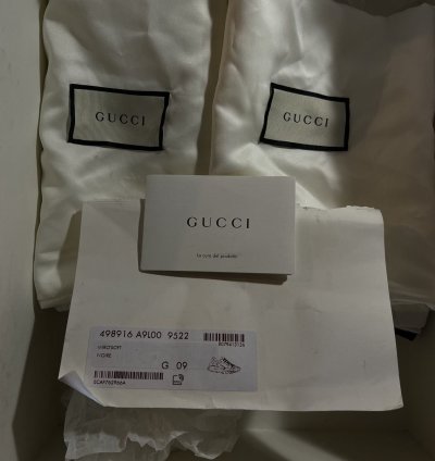 Gucci Rython Leather Sneakers