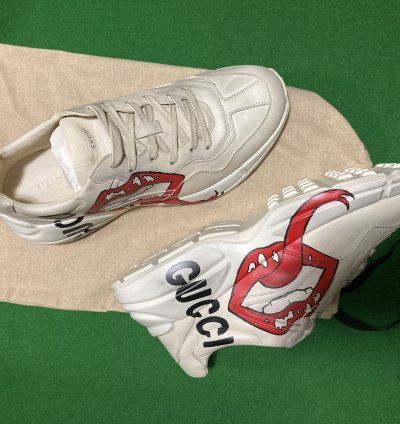 Gucci Rython Sneaker with Mouth Print