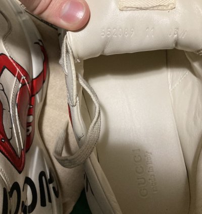 Gucci Rython Sneaker with Mouth Print