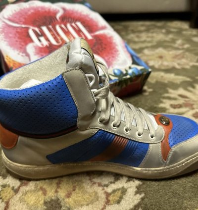 GUCCI SCREENER HIGH-TOP SNEAKERS