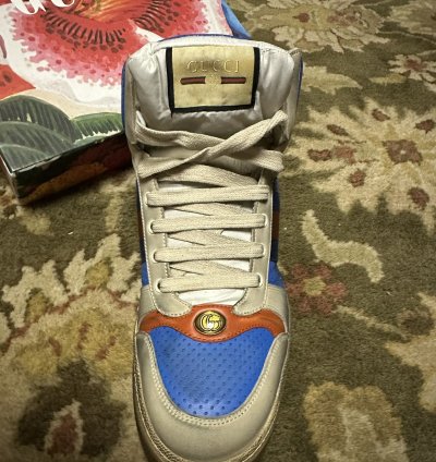 GUCCI SCREENER HIGH-TOP SNEAKERS