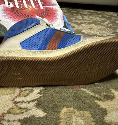 GUCCI SCREENER HIGH-TOP SNEAKERS