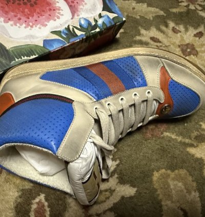 GUCCI SCREENER HIGH-TOP SNEAKERS