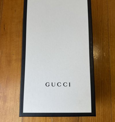 Gucci Screener Vintage Leather Low Top Sneakers White Beige