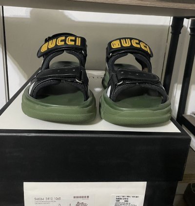 Gucci SEGA Logo Sandals