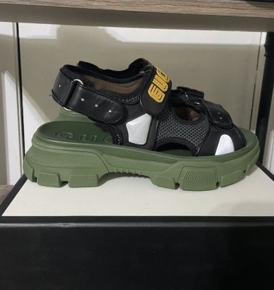Gucci SEGA Logo Sandals