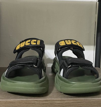 Gucci SEGA Logo Sandals