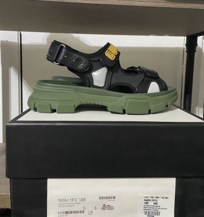 Gucci SEGA Logo Sandals