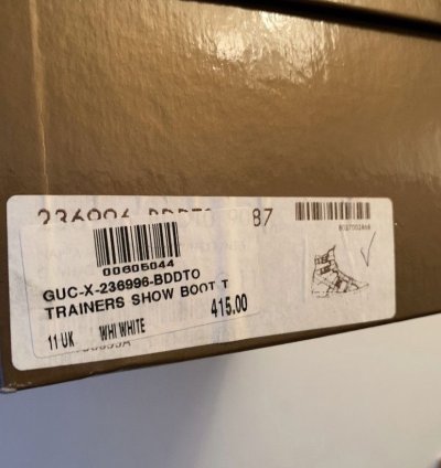 Gucci Show boot VERY RARE