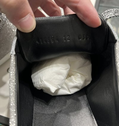 Gucci Silver Glitter Ace