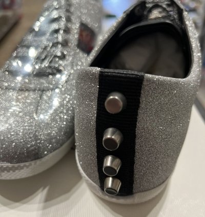 Gucci Silver Glitter Ace