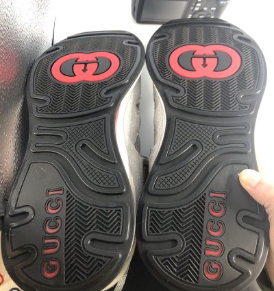 Gucci Silver Ultraspace Sneakers