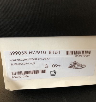 Gucci Silver Ultraspace Sneakers