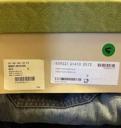 Gucci Sneaker Plastic Capri Fluo