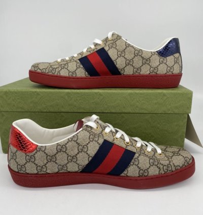Gucci Supreme GG Ace Sneakers