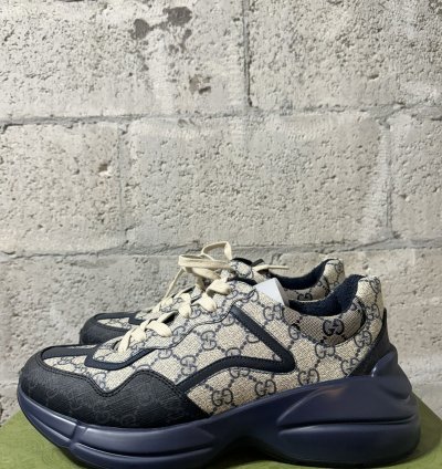 GUCCI Supreme Monogram Rhyton Sneakers