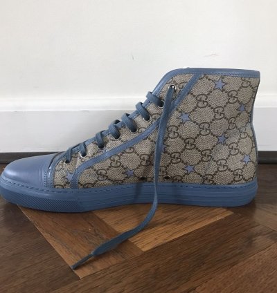Gucci Supreme Stars Canvas Hightop Sneaker