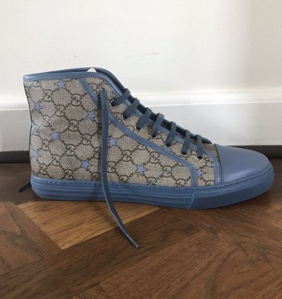 Gucci Supreme Stars Canvas Hightop Sneaker