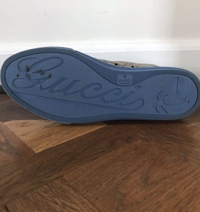 Gucci Supreme Stars Canvas Hightop Sneaker