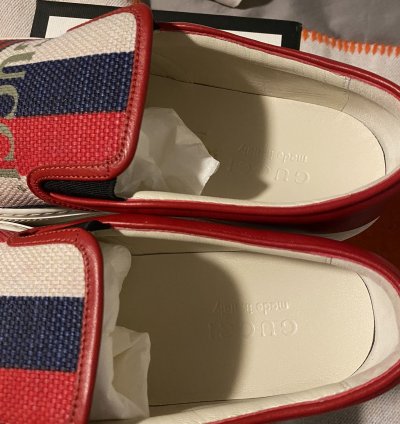Gucci Sylvie Slip-On Red Sneakers