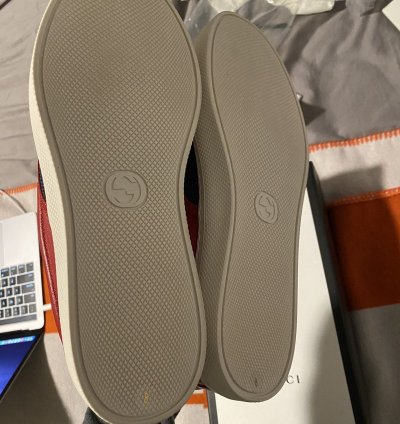 Gucci Sylvie Slip-On Red Sneakers