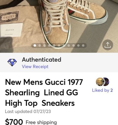 Gucci Tennis 1977 High Beige