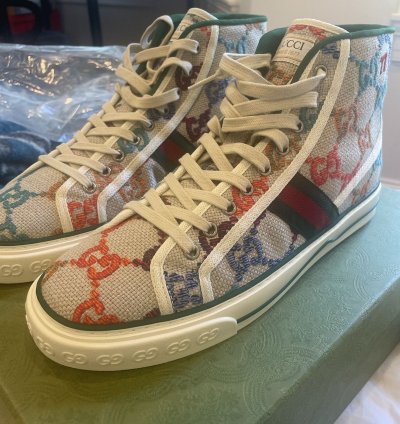 Gucci Tennis 1997 High Top Sneaker - Physchedelic